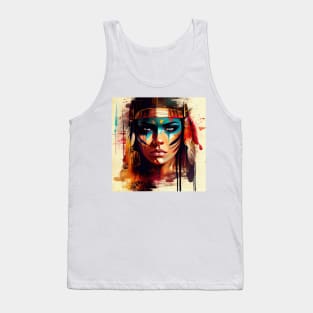 Powerful Egyptian Warrior Woman #3 Tank Top